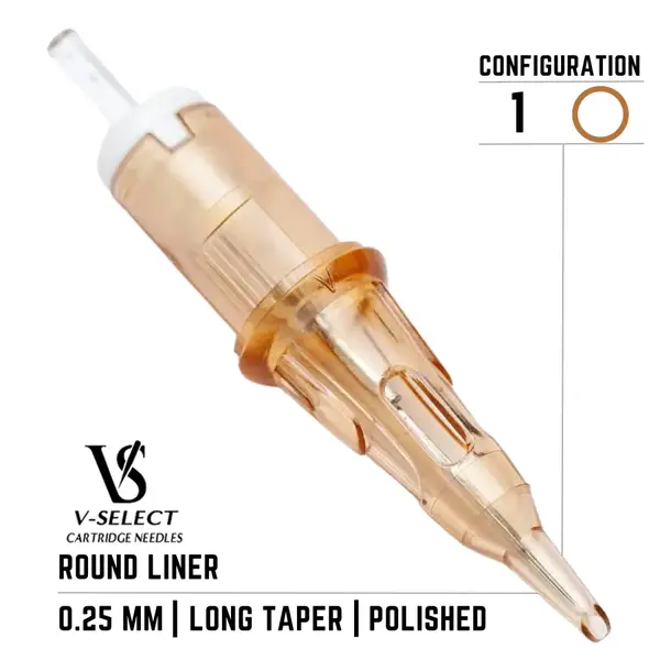 1 Round Liner EZ VSelect ( 0.25 ) Контурные картриджи (20 Картриджей (Упаковка)) купить недорого в Украине, фото 1420