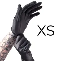 Рукавички нітрилові XS чорні (50 шт. Упаковка) купить