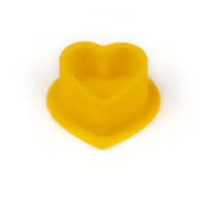 Силіконові ковпачки для фарби HEART Silicone Orange Color - 50шт. в упаковці