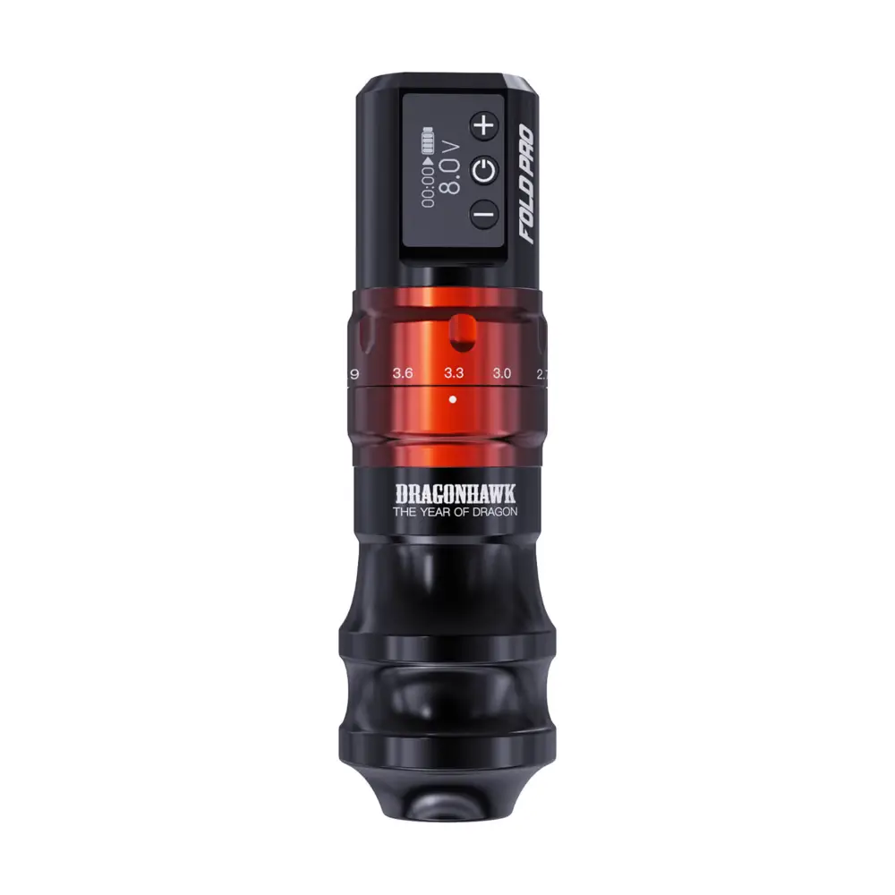 Беспроводная тату машинка DragonHawk Fold Pro Black LIMITED