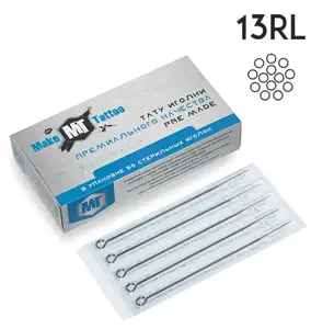 Тату голки 13 Round Liner ( Контур ) MakeTattoo (5 Голок)