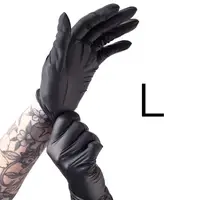 Рукавички нітрилові L чорні (50 шт. Упаковка)