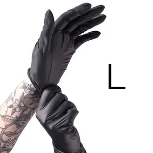 Рукавички нітрилові L чорні (50 шт. Упаковка)