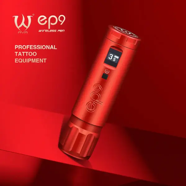 Беспроводная модульная тату машинка EP9 AVA Rotary Red купить недорого в Украине, фото 39607