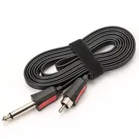 Кліп корд RCA вузький EZ Master Flat Red