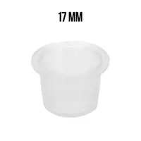 Ковпачки під фарбу 17мм. прозорі (Упаковка 1.000 шт)