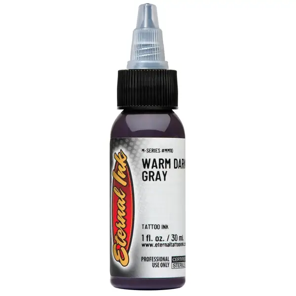 Тату краска Warm Dark Gray Eternal (30 мл) купить недорого в Украине, фото 31759