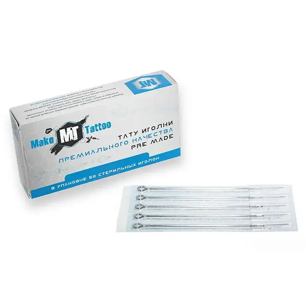 Тату иглы 1 Round Liner (Контур) MakeTattoo (50 Игл (Упаковка)) купить недорого в Украине, фото 14276