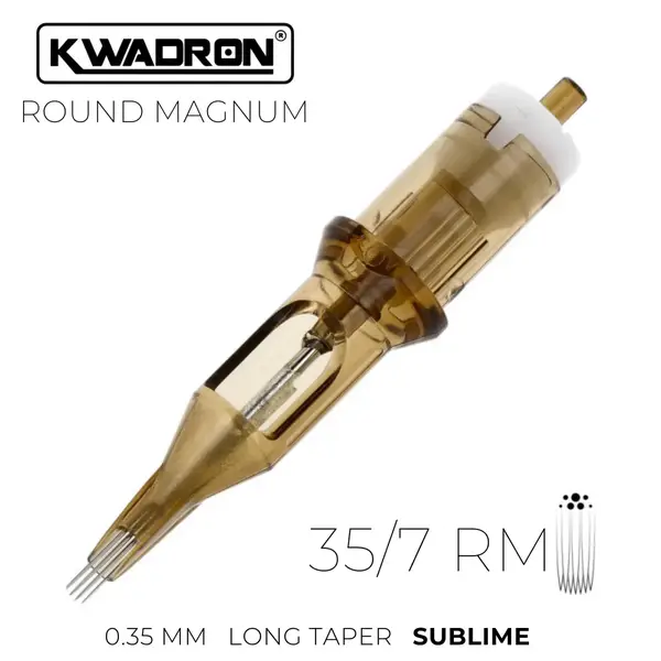 7 Round Magnum KWADRON SUBLIME ( 0.35 ) Для тіней та зафарбування картриджі - 1 Картридж купить недорого в Украине, фото 22397