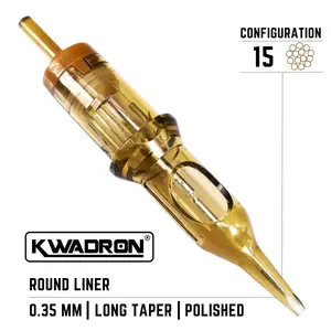 15 Round Liner KWADRON (0.35) Контурные картриджи (20 Картриджей (Упаковка)) купить