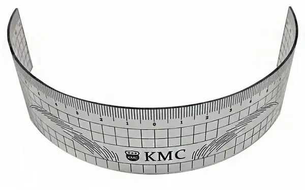 Лінійка для брів універсальна чорна 24362