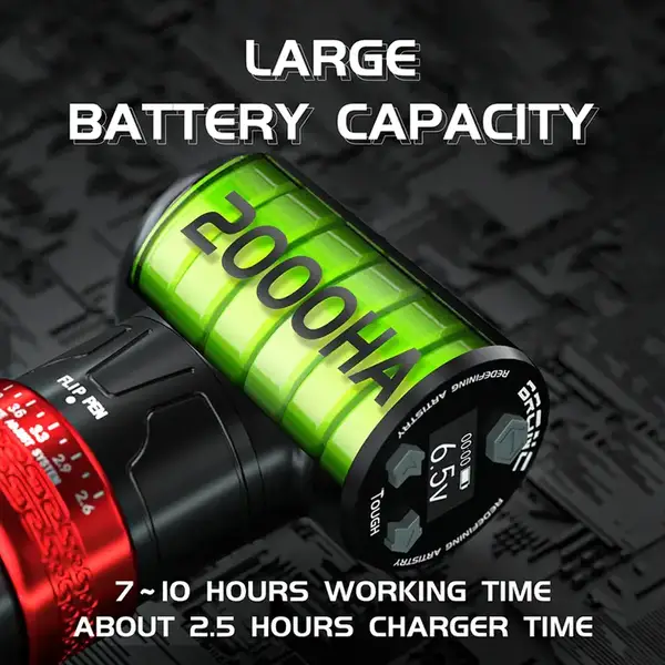 Бездротова модульна тату машинка TOUGH SILVER by Hummingbird 40322