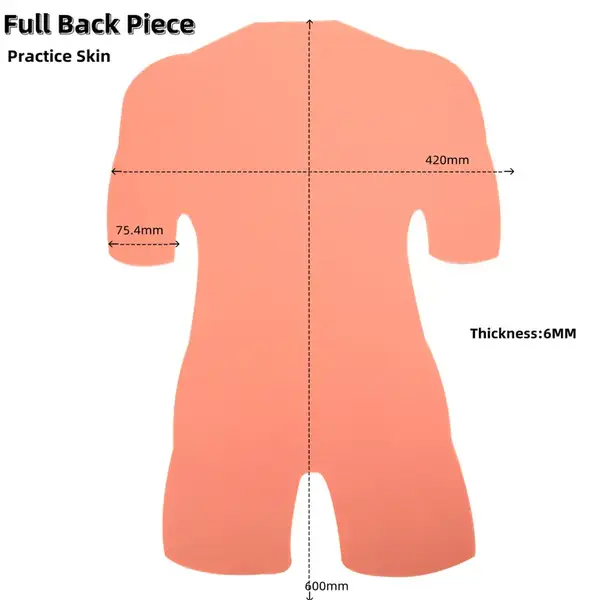 Штучна шкіра OZER Full Back Piece Practice Skin (60x42см) 43017