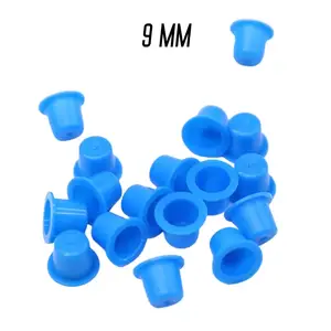 Ковпачки під фарбу 9мм. сині (50 шт) Ковпачки під фарбу 9мм. сині (50 шт)