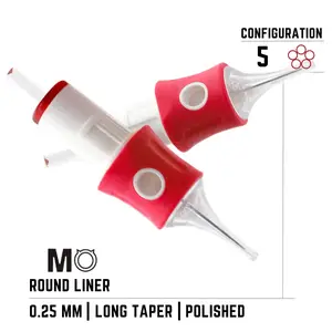 5 Round Liner MO GEN2 (0.25) Контурные картриджи - 20 Картриджей 5 Round Liner MO GEN2 (0.25) Контурные картриджи - 20 Картриджей купить