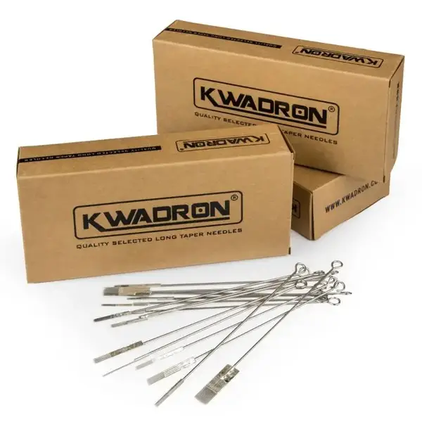 Тату иглы KWADRON 1 Round Liner (0.30) Контурные (50 Игл (Упаковка)) купить недорого в Украине, фото 9239