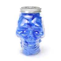 Силіконові ковпачки AVA SKULLDNA Triangle Silicone Ink Cup 2in1 Blue Color - 80шт.