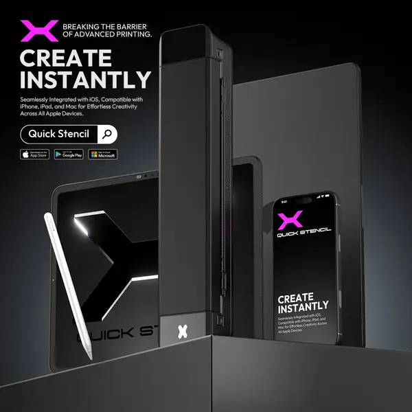 Бездротовий термо тату принтер OZER X Wireless Quick Stencil Printer 40582