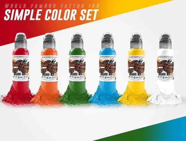 Набір фарб World Famous Simple Color 6 Set (15 мл.) 8103