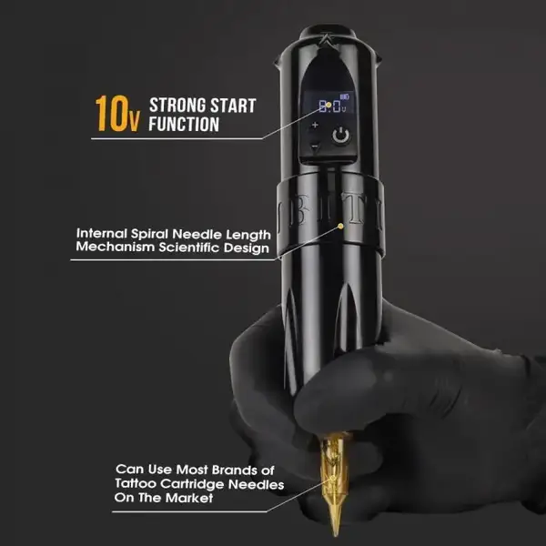 Беспроводная татуировка Ambition Boxter V2 Black купить недорого в Украине, фото 27854