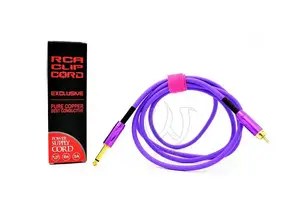 Кліп корд RCA Premium AVA FAT Purple Кліп корд RCA Premium AVA FAT Purple