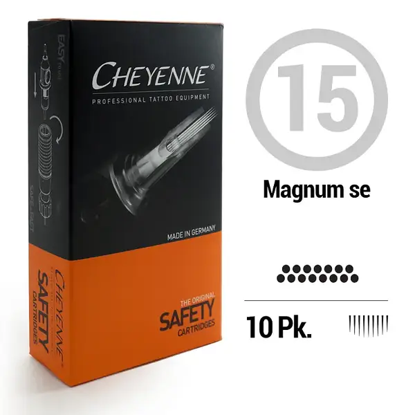 Картриджи 15 Round Magnum Cheyenne Safety Black (Окраска и тени) (20 Картриджей (Упаковка)) купить недорого в Украине, фото 9667