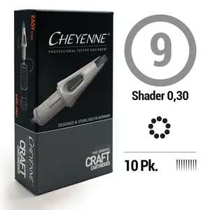 Картриджи 9 Round Shader Cheyenne Craft White (Окраска) (1 Картридж) купить