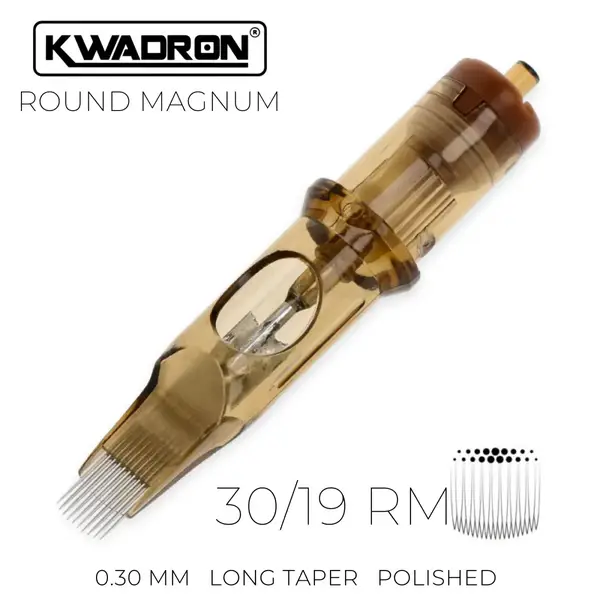 19 Round Magnum KWADRON ( 0.30 ) Для тіней та зафарбування картриджі (1 шт.) 2785