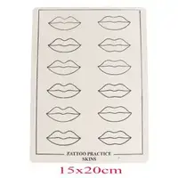 Штучна шкіра з малюнком губ