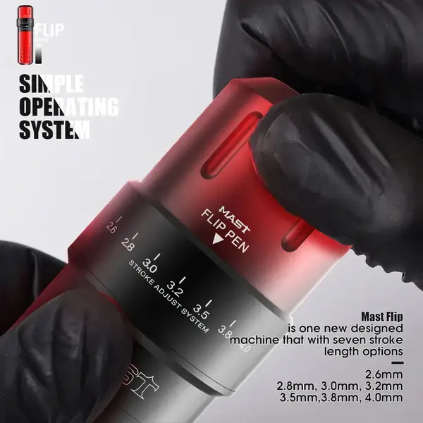 Модульна тату машинка Mast Flip Red 29993