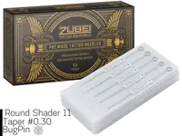 Тату голки 11 Round Shader Zubei Supply ( Зафарбування ) (5 Голок) Тату голки 11 Round Shader Zubei Supply ( Зафарбування ) (5 Голок)