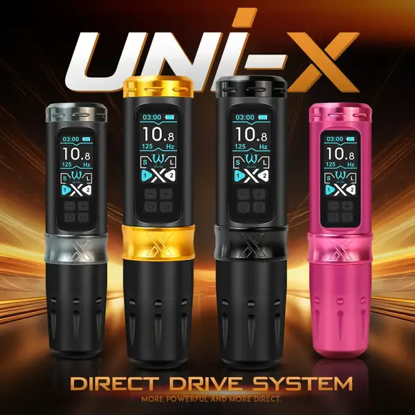 Беспроводная модульная тату машинка UNI X AVA Rotary Grey купить недорого в Украине, фото 39658