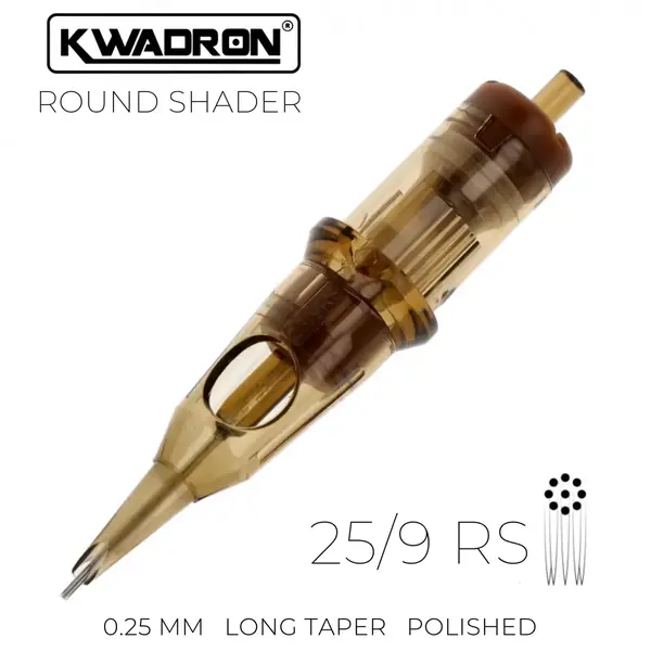 9 Round Shader KWADRON ( 0.25 ) Зафарбування Картриджі - (1 шт.) 3645