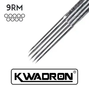 Тату иглы KWADRON 9 Round Magnum (0.30) Для теней и окраски (50 Игл (Упаковка)) купить