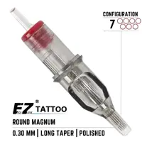 7 Round Magnum EZ Revolution ( 0.30mm ) Для тіней та зафарбування (20 Картриджей (Упаковка))