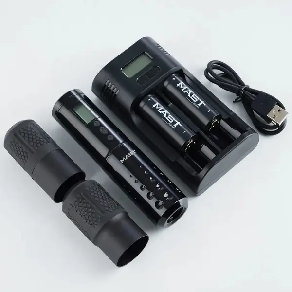 Бездротова тату машинка Mast Lancer Black 29941