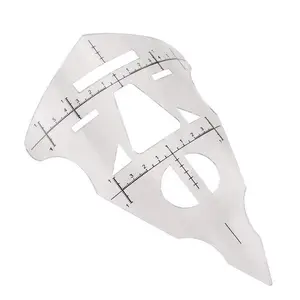 Циркульна лінійка велика прозора Циркульна лінійка велика прозора