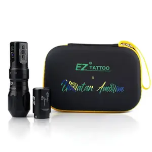 Бездротова тату машинка EZ P3 Pro Ubiratan Amorim Special Limited Edition 2 батареї Black