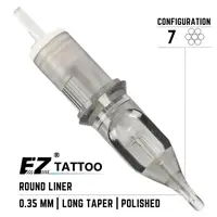 7 Round Liner EZ Revolution ( 0.35mm ) Контур (20 Картриджей (Упаковка))