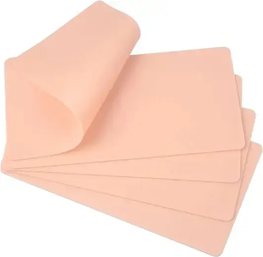 Искусственная кожа А5 19х14 1мм розовая купить недорого в Украине, фото 40196