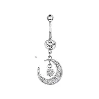 Сережка Belly Button Silver SSP1637-1 (пупок)