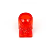 Пластикові ковпачки AVA Plastic Skull Ink Cup Red - 50шт.