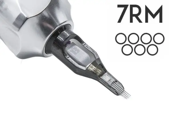 7 Round Magnum Bishop Da Vinci ( Для тіней та зафарбування 0.30 ) (20 Картриджей (Упаковка)) 3036