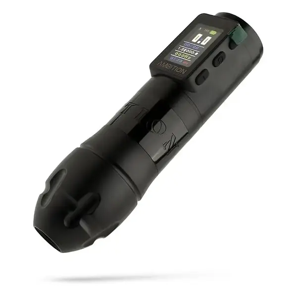 Беспроводная модульная тату машинка VIBE MAX AMBITION Black купить недорого в Украине, фото 39666