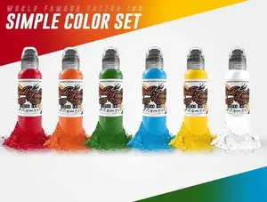 Набір фарб World Famous Simple Color 6 Set (15 мл.)