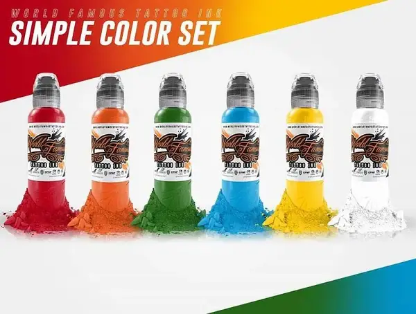 Набір фарб World Famous Simple Color 6 Set (30 мл.) 7236