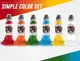 Набір фарб World Famous Simple Color 6 Set (30 мл.) 2