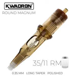 11 Round Magnum KWADRON ( 0.35 ) Для тіней та зафарбування картриджі (20 Картриджей (Упаковка))