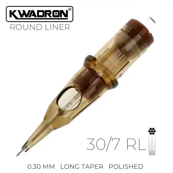 7 Round Liner KWADRON ( 0.30 ) Контурні картриджі (1 шт.) 2751