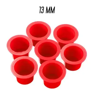 Колпачки под краску 13мм. красные (50 шт) купить